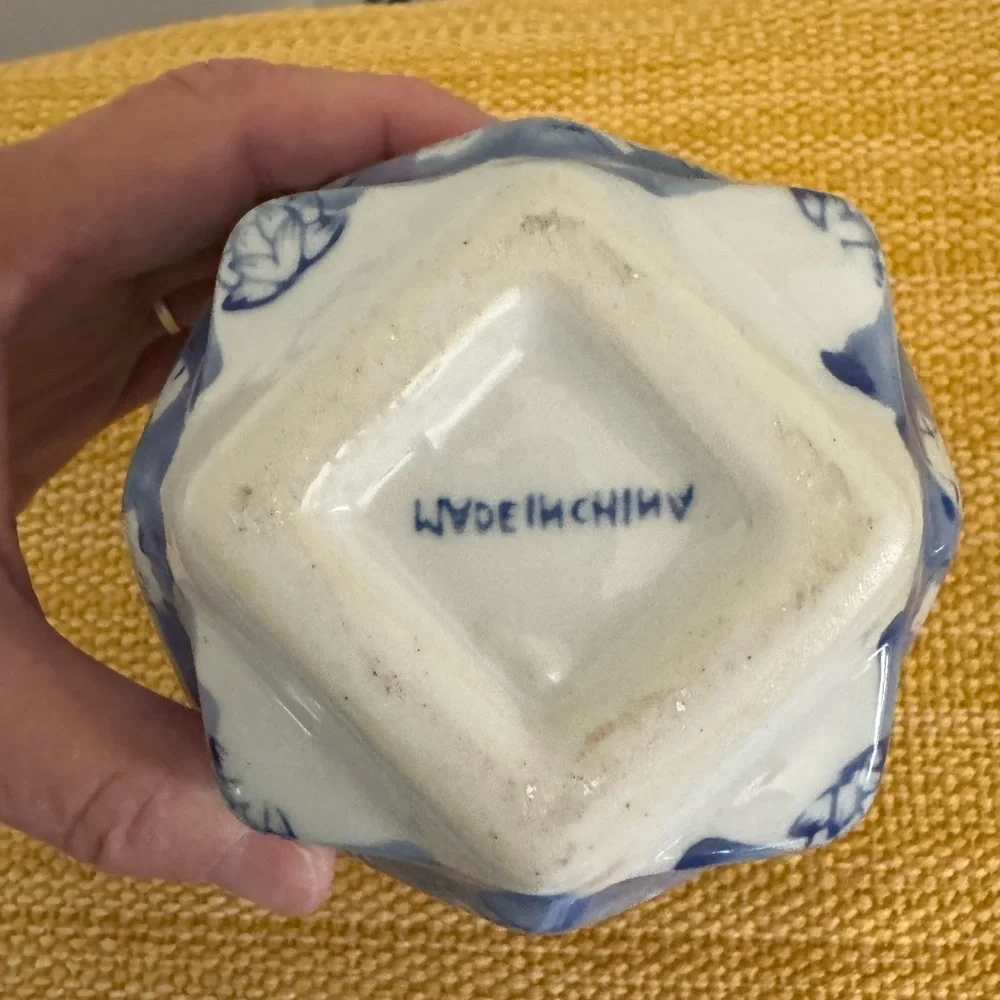 Beautiful Blue and White Chinese Teapot